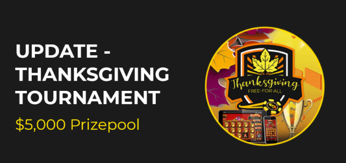 Slotastic Casino - $5,000 Thanksgiving Tournament on Plentiful Treasure