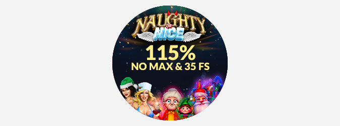 Casino Brango - 115% No Max Cash Out Bonus + 35 FS on Big Santa + Cash Out Instantly!