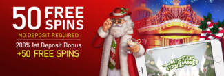 Vegas Crest Casino - Exclusive 50 No Deposit FS on Misfit Toyland + 200% Bonus + 50 Free spins