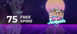 Diamond Reels Casino - Exclusive 75 No Deposit FS Bonus Code on Miami Jackpots