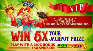 Grand Fortune Casino - 5x Multiplier Your Jackpot Prize (this weekend only)