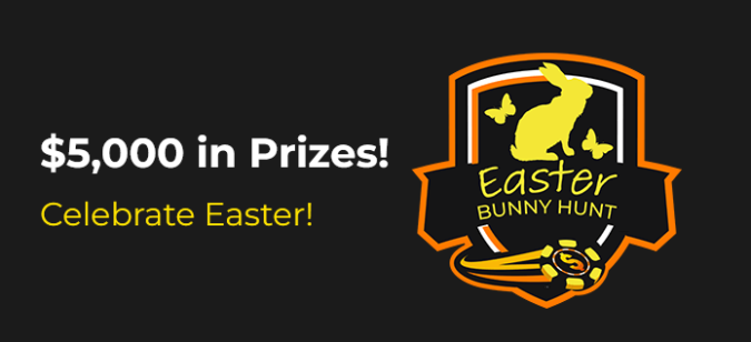 Slotastic Casino - $5000 Bunny Hunt Freeroll Tournament April 2022