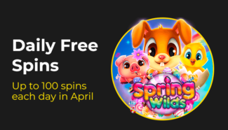 Slotastic Casino - up to 100 daily Free Spins on Spring Wilds April 2022