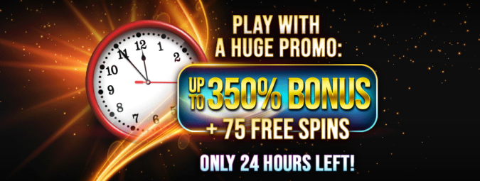 Up to 350% Deposit Bonus Code @ 11 SpinLogic Gaming Casinos (today only)