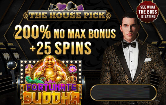 200% Deposit Bonus Code + 25 Free Spins on Fortunate Buddha @ 11 SpinLogic Gaming Casinos