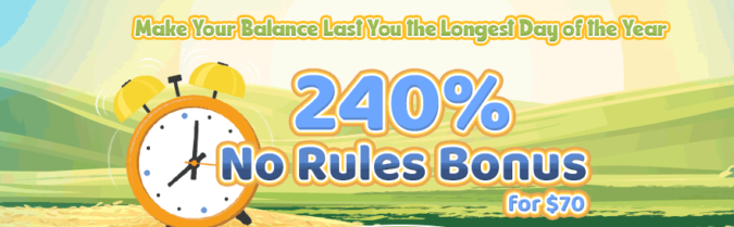 Grand Fortune Casino - 240% No Rules Deposit Bonus (today only)