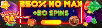 Fab Spins Casino - 350% Deposit Bonus + 30 Free Spins on Sweet 16 Blast!