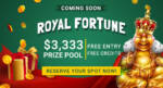 Fair Go Casino - $3,333 Royal Fortune Tournament coming soon