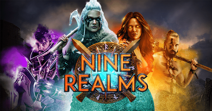 Slotastic Casino - 25 No Deposit Free Spins on Nine Realms + 200% Bonus + 50 FS