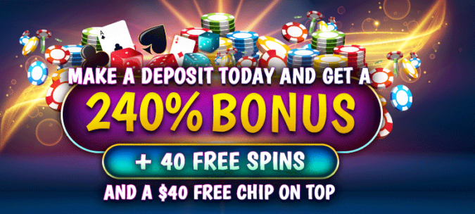 Grand Fortune Casino - 240% Deposit Bonus Code + 40 Free Spins + $40 Cashback