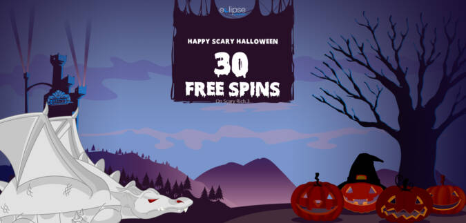 Eclipse Casino - Exclusive 30 No Deposit Free Spins Bonus Code on Scary Rich 3