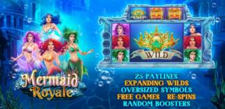 Dreams Casino - 65 No Deposit FS on Mermaid Royale + 200% Deposit Bonus + 50 FS