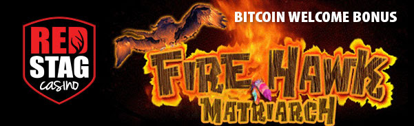 Red Stag Casino - 400% Bitcoin Deposit Bonus + 200 FS on Fire Hawk Matriarch December 2022