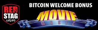 Red Stag Casino - 375% Bitcoin Deposit Bonus + 175 FS on Movie Magic Spins