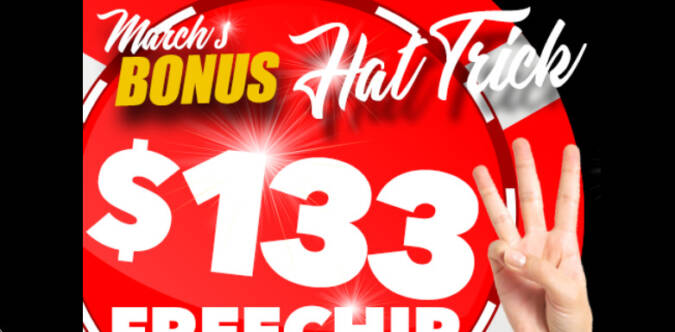 Uptown Pokies - 233% Deposit Bonus Codes + $133 Free Chip March 2023