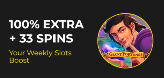 Slotastic Casino - 100% Weekly Bonus Code + 33 FS on Giant Fortunes