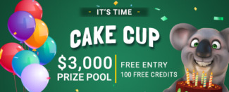 Fair Go Casino - $3,000 Cake Cup Freeroll Tournament March 2023