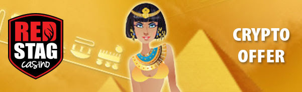 Red Stag Casino - 400% Crypto Bonus up to $800 + 200 FS on Cleopatras Pyramid II