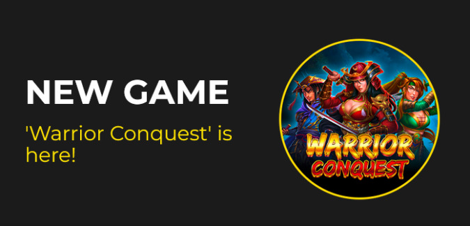 Slotastic Casino - Deposit $25 and get 50 Added Free Spins on Warrior Conquest