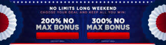 200% and 300% No Max Bonus @ 11 SpinLogic Gaming Casinos (this weekend only)