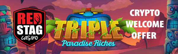 Red Stag Casino - 325% Crypto Bonus up to $650 + 150 Triple Paradise Riches Spins