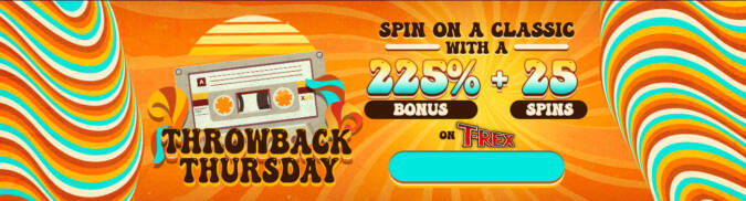 225% Thursday No Max Deposit Bonus + 25 FS on T-Rex @ 11 SpinLogic Gaming Casinos (today only)