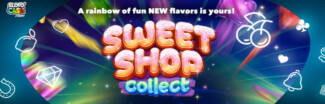 Sloto Cash Casino - Deposit $25 and Get 100 Free Spins on Sweet Shop Collect