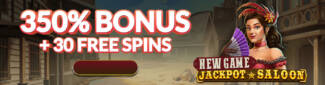 Velvet Spin Casino - 350% Deposit Bonus + 30 Free Spins on Jackpot Saloon