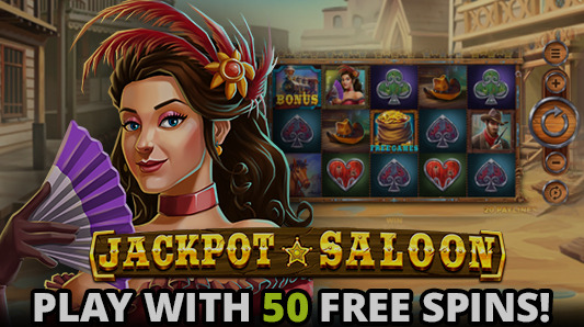 Slots Ninja Casino - 50 No Deposit FS Bonus Code on Jackpot Saloon