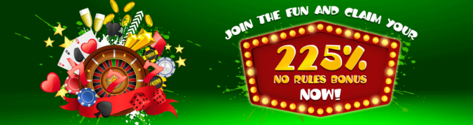 225% Thursday No Rules Bonus @ 11 SpinLogic Gaming Casinos (today only)