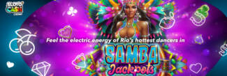 Sloto Cash Casino - 50 No Deposit FS Bonus on Samba Jackpots + 150% Bonus + 50 FS