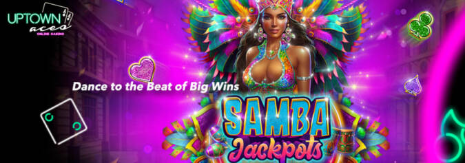 Uptown Aces Casino - 30 No Deposit FS Bonus Code on Samba Jackpots + 300% Bonus + 30 FS