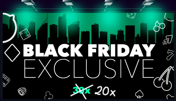 Uptown Pokies - 250% Blac Friday Deposit Bonus + 100 Loyalty Spins After