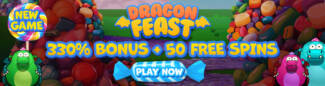 Heaps O Wins Casino - 330% Deposit Bonus + 50 Free Spins on Dragon Feast