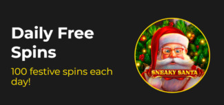 Slotastic Casino - up to 100 daily Free Spins on Sneaky Santa December 2023