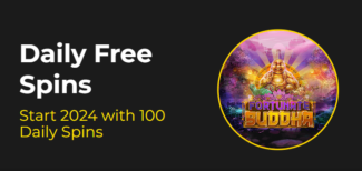 Slotastic Casino - up to 100 daily Free Spins on Fortunate Buddha January 2024