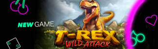 Uptown Pokies - 50 No Deposit Free Spins on T-Rex Wild Attack + 250% Bonus + 50 FS