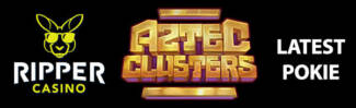 Ripper Casino - 20 No Deposit Free Spins on Aztec Clusters