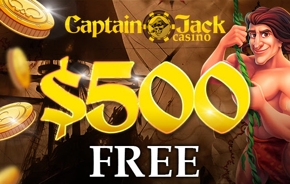 Captain Jack Casino - $500 Free Chip No Deposit Bonus Code