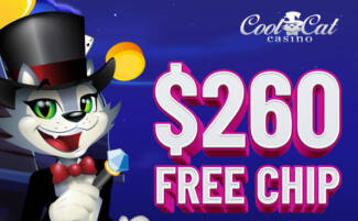 Cool Cat Casino - $260 Free Chip No Deposit Bonus Code