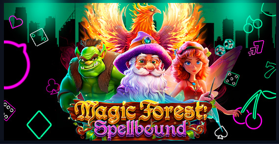 Uptown Pokies - 30 No Deposit Free Spins on Magic Forest: Spellbound + 350% Bonus + 35 FS