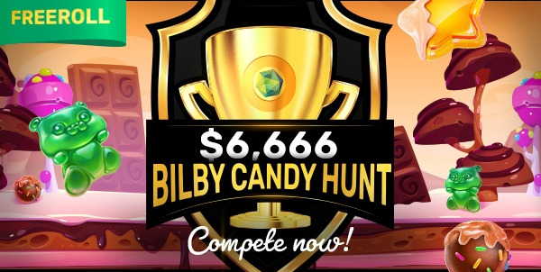 Ozwin Casino - $6,666 Bilby Candy Hunt Freeroll Tournament on Sweet 16 Blast!