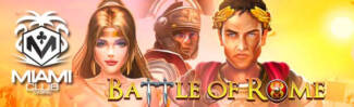 Miami Club Casino - $10 Free Chip on Battle of Rome + 400% Welcome Bonus