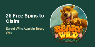 Grande Vegas Casino - 150% Deposit Bonus + 25 FS on Beary Wild