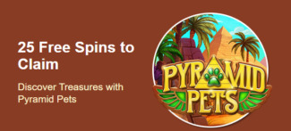 Grande Vegas Casino - 150% Deposit Bonus + 25 FS on Pyramid Pets