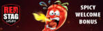 Red Stag Casino - 28 No Deposit FS Bonus Code on Screaming Chillis + 299% Deposit Bonus + 90 FS