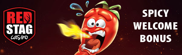 Red Stag Casino - 28 No Deposit FS Bonus Code on Screaming Chillis + 299% Deposit Bonus + 90 FS