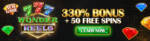 Heaps O Wins Casino - 330% Deposit Bonus + 50 Free Spins on Wonder Reels