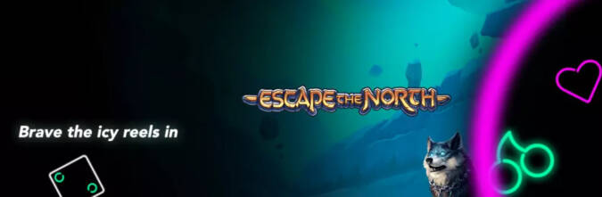 Uptown Pokies - Deposit $35 and get 77 Added Free Spins on Escape the North