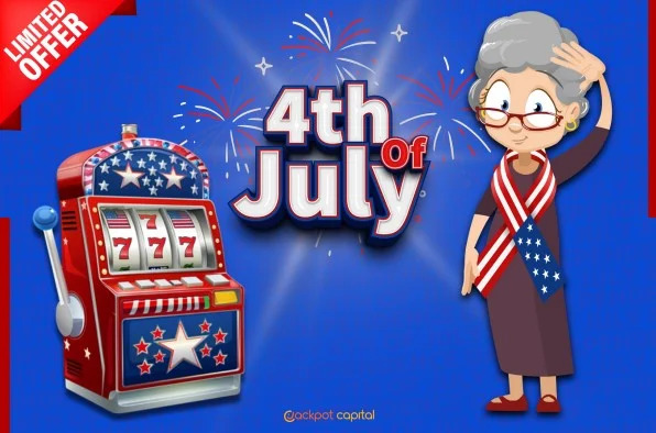 Jackpot Capital Casino - Three 4th of July Bonuses + $50 Free Chip After